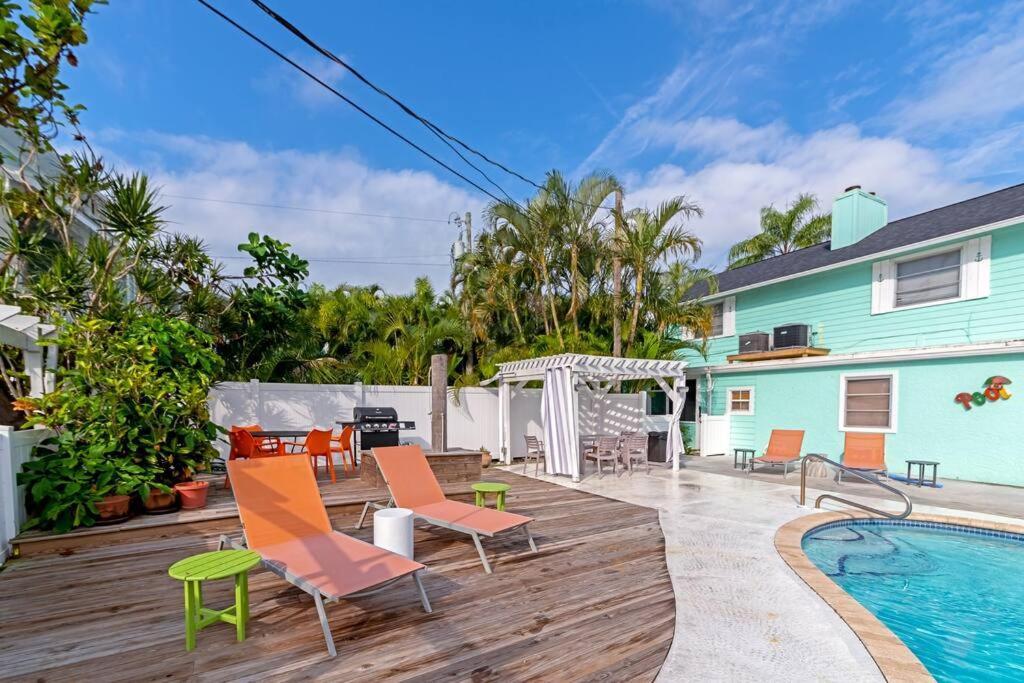 Walk To The Beach - Island Villa Siesta Key Esterno foto